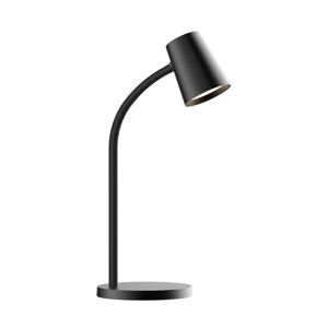 Lindby Lindby Ailina LED stolní lampa, kulatá, černá