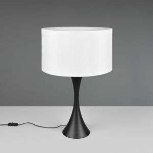 Trio Lighting Stolní lampa Sabia, Ø 40 cm, bílá/černá