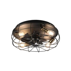 Starluna Lindby Corlys stropní ventilátor se světlem, černá