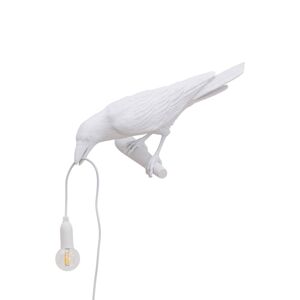 SELETTI LED deko nástěnné světlo Bird Lamp, levé, bílá