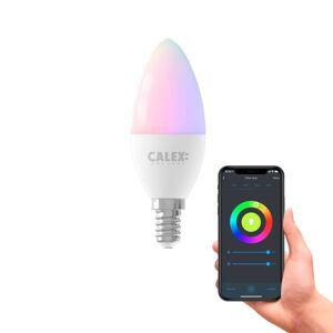 Calex Calex smart LED svíčka E14 B35 4,9W CCT RGB