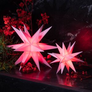 STERNTALER Sterntaler LED hvězda, 18cípá Ø 8 cm růžová