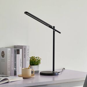 Lindby Lindby Valtorin LED lampa na psací stůl, černá
