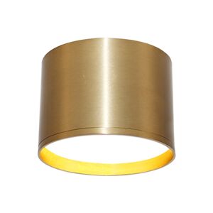 Lindby Lindby Nivoria LED bodovka, Ø 12 cm, zlatá