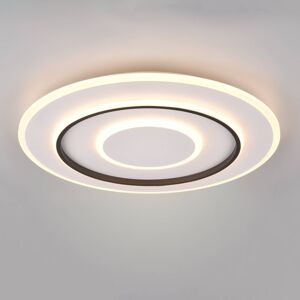 Reality Leuchten LED stropní Jora, kulaté, dálkové ovládání Ø 60 cm