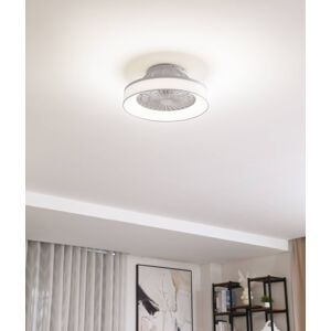 Lindby Stropní ventilátor Lindby LED Mace, bílý, tichý, CCT