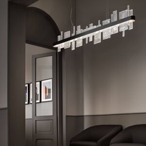 Masiero Závěsné svítidlo LED Ribbon Linear, 150 cm, černá, Up & Down