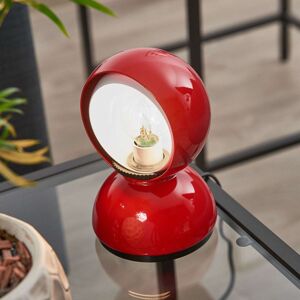 Artemide Eclisse - červená designová stolní lampa