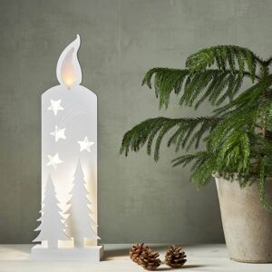 STAR TRADING LED dekor světlo Grandy svíčka a borovice, 50 cm