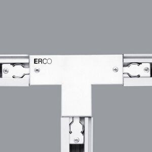 ERCO ERCO 3fázová T spojka ochranný vodič pravý, bílá