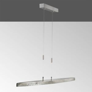 FISCHER & HONSEL LED závěsné světlo Colmar, CCT, nikl, délka 106 cm