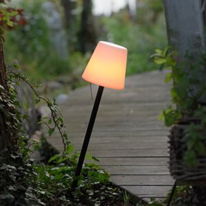 Leuchten Direkt LED stolní lampa Keno, hrot tahový vypínač baterie