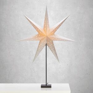 Markslöjd Stojací hvězda Solvalla, výška 100 cm, stříbrná