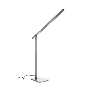 Nino Leuchten LED stolní lampa Marek, stmívatelná, stříbrná