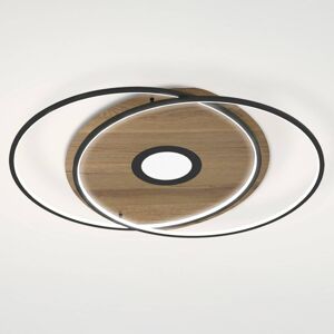 Q-Smart-Home Paul Neuhaus Q-AMIRA LED stropní světlo ovál hnědá