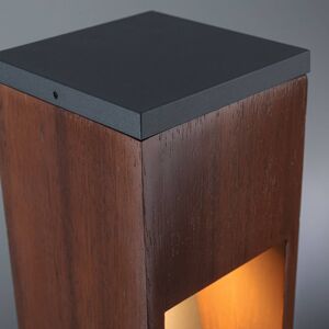 Paulmann Paulmann Trabia LED soklové světlo, dřevo, 40 cm