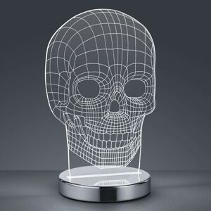 Barva světla přepínací - stolní lampa LED Skull
