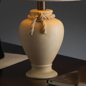 Euluna Stolní lampa Treccia s látkovým stínidlem