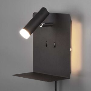 Trio Lighting Nástěnné LED světlo Element s policí černý mat
