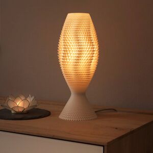 Tagwerk Stolní lampa Koral z biomateriálu, linen, 33 cm