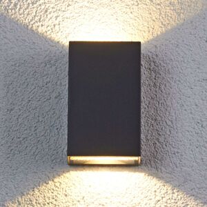 Lucande Jale – LED venkovní nástěnné svítidlo z hliníku