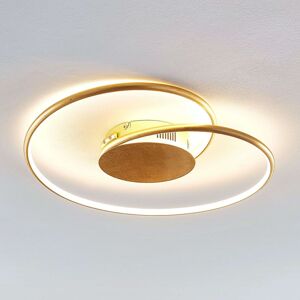 Lindby Lindby Joline LED stropní světlo, zlaté, 45 cm