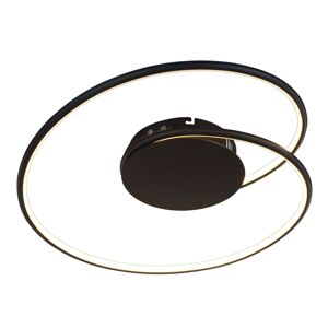 Lindby Joline LED stropní světlo, černé, 45 cm