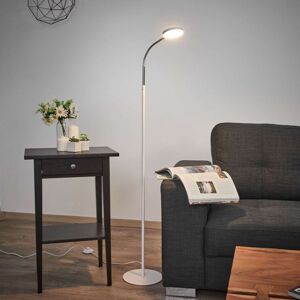 Lindby Milow - LED stojací lampa s labutím krkem