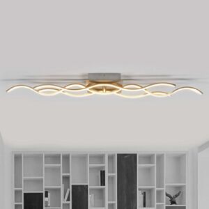 Lindby 3zdrojové LED stropní svítidlo Safia ve tvaru vlny