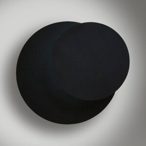Euluna Nástěnné světlo Cirle v kulatém tvaru, černá